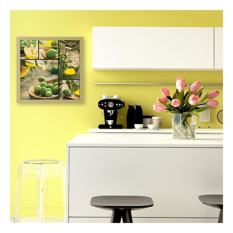 Glezna bēšā rāmī - Freshly harvested olives Home Trends DECO
