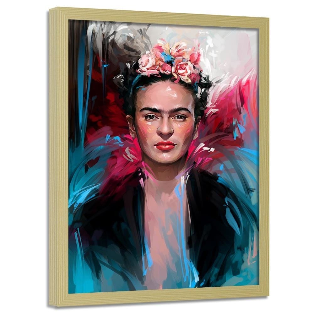 Glezna bēšā rāmī - Frida Home Trends DECO