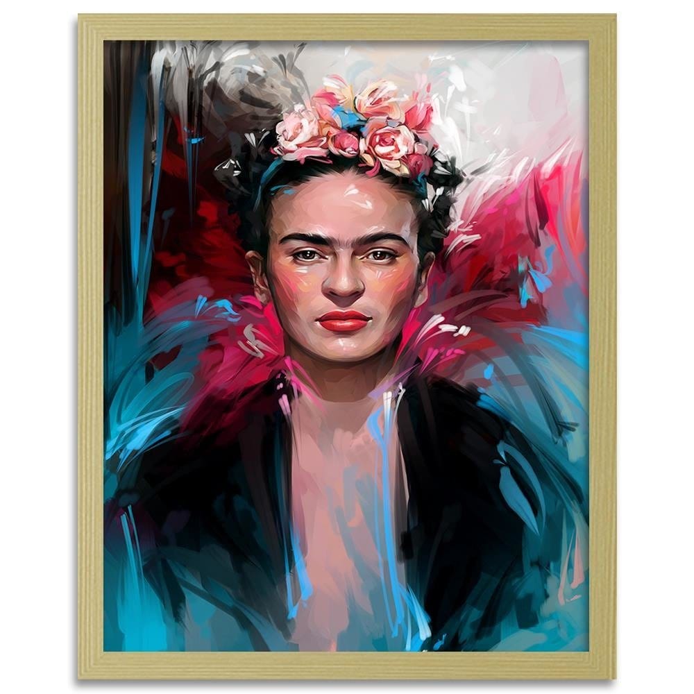 Glezna bēšā rāmī - Frida Home Trends DECO