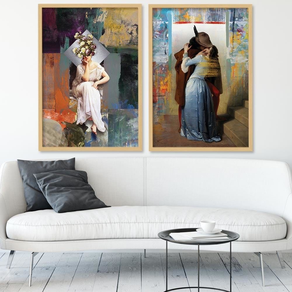 Glezna bēšā rāmī - Funny Art Parody Image Home Trends DECO