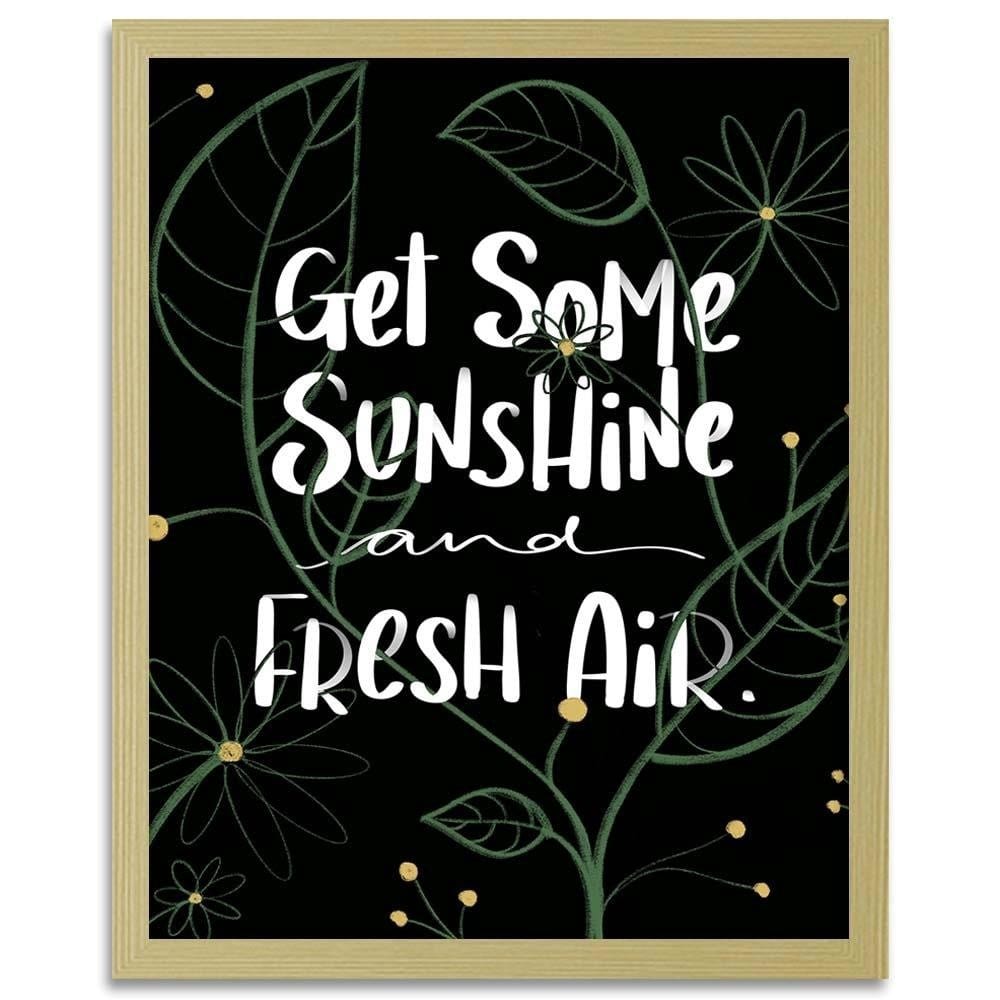 Glezna bēšā rāmī - Get Some Sunshine Home Trends DECO