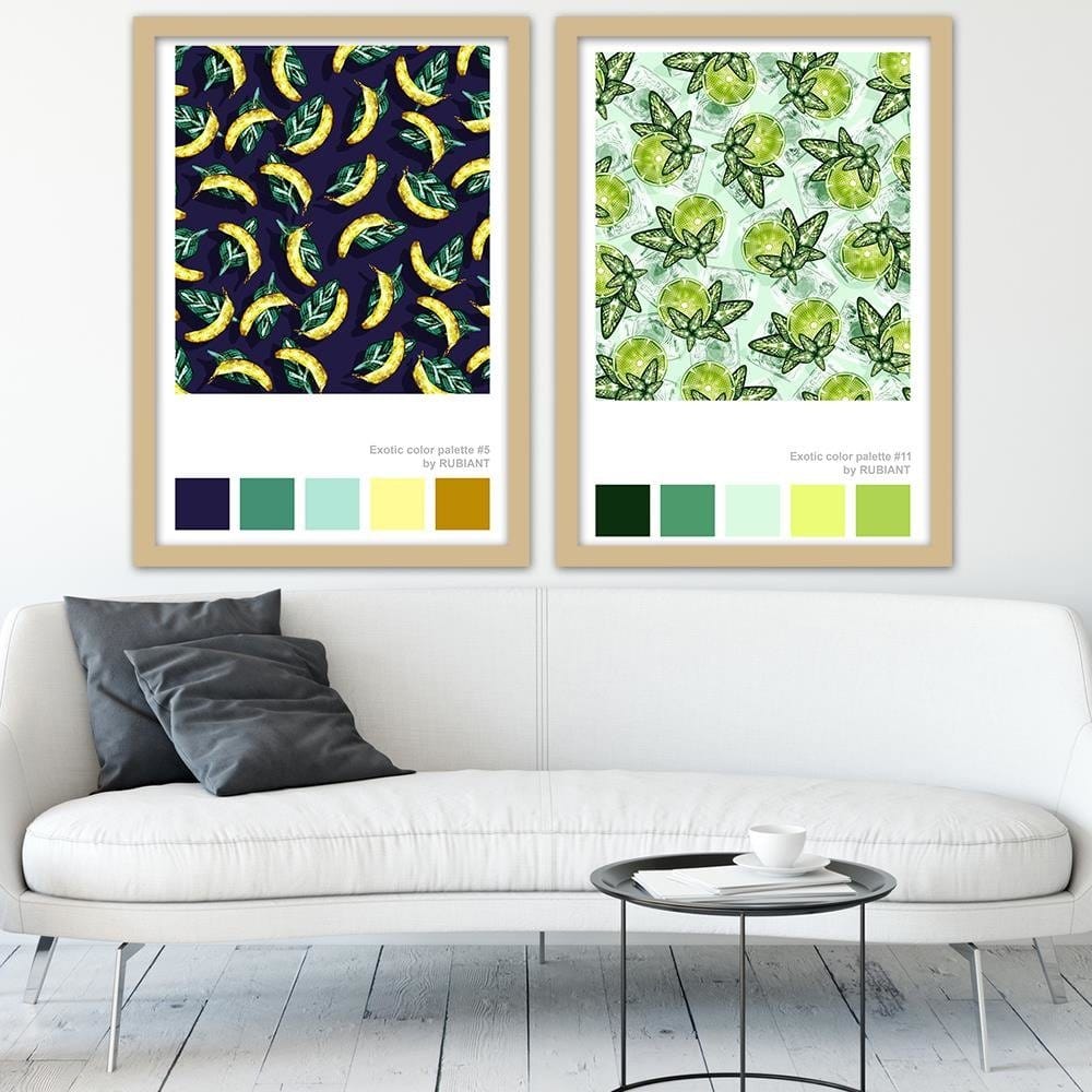 Glezna bēšā rāmī - Giclée Print Yellow Home Trends DECO