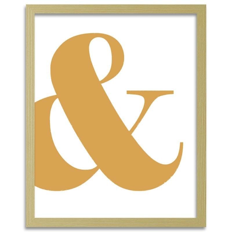 Glezna bēšā rāmī - Glamour & Home Trends DECO