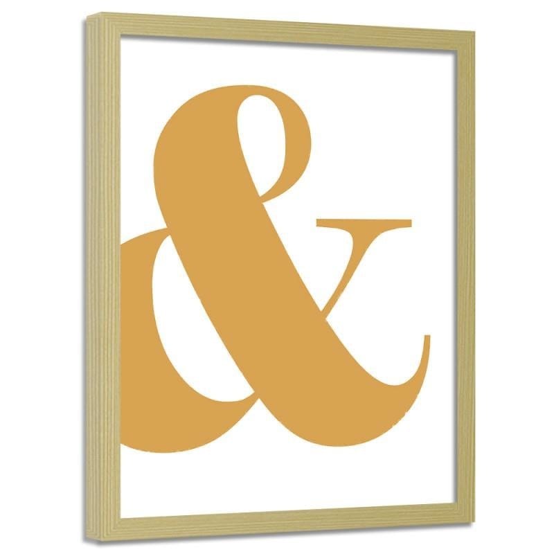Glezna bēšā rāmī - Glamour & Home Trends DECO