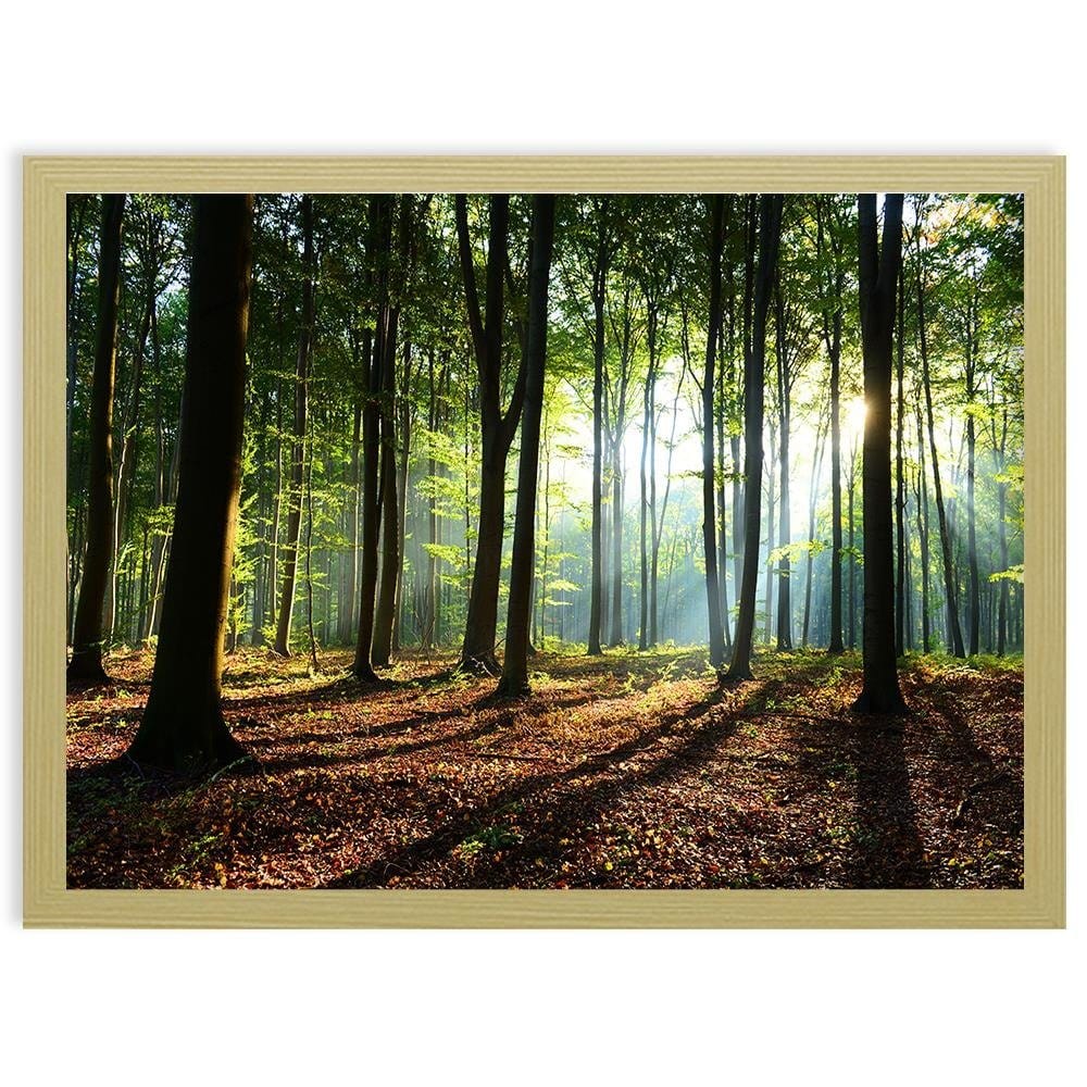 Glezna bēšā rāmī - Green Forest Home Trends DECO