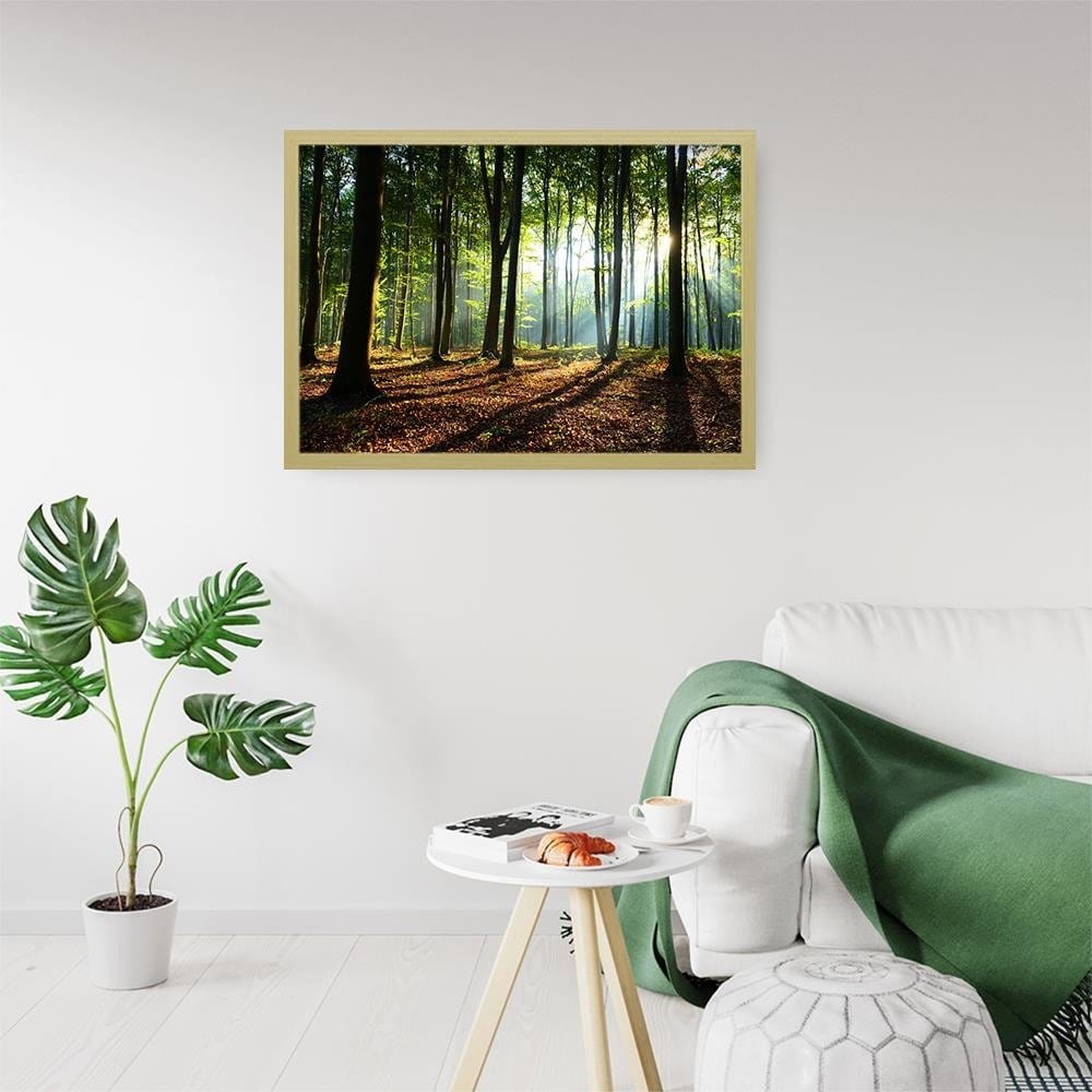 Glezna bēšā rāmī - Green Forest Home Trends DECO