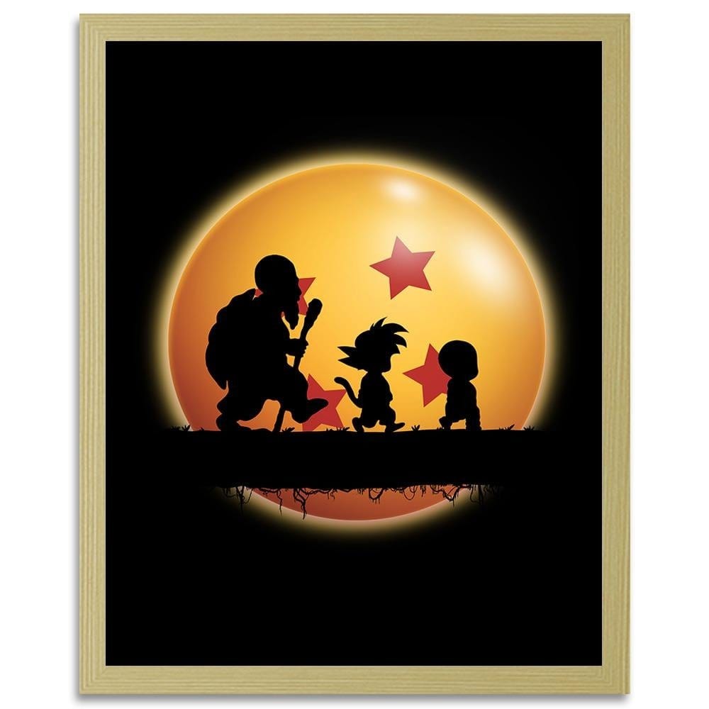 Glezna bēšā rāmī - Hakuna Matata Kame Image Orange Home Trends DECO