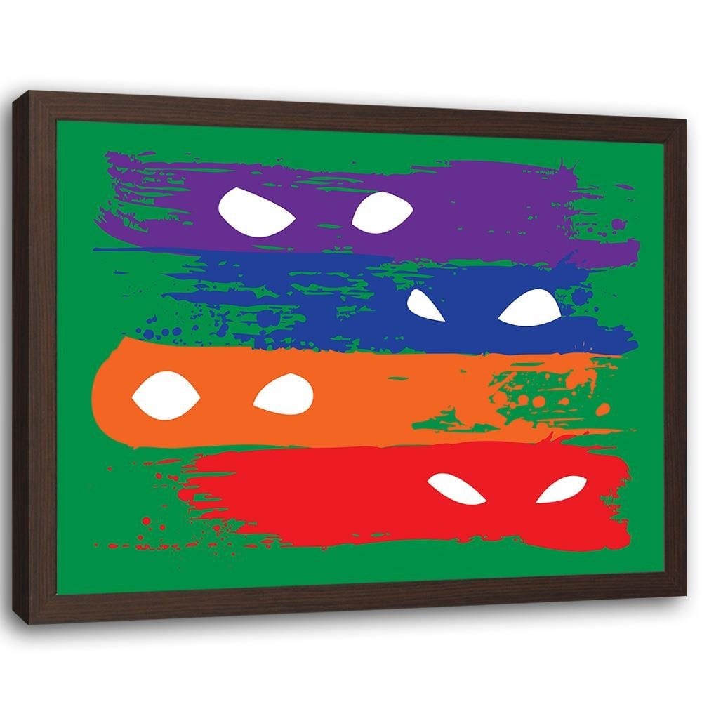 Glezna brūnā rāmī - Zorro Artwork Home Trends DECO