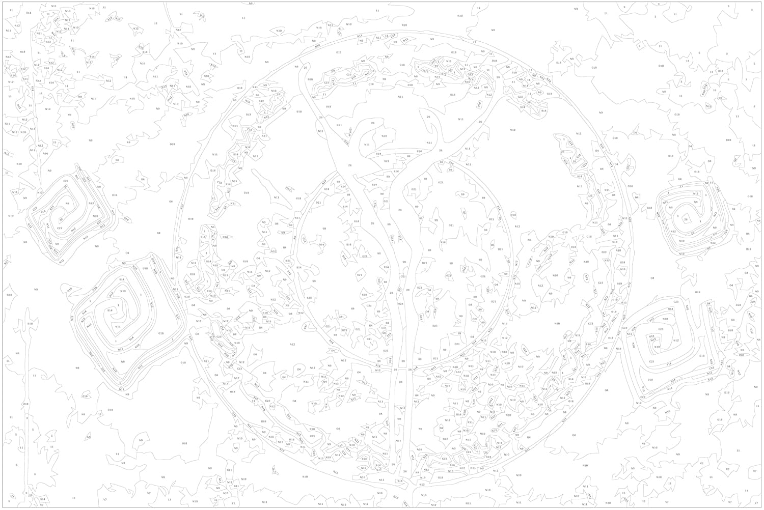 Glezna izkrāso pēc cipariem - African Dance (60x40 cm) Artgeist