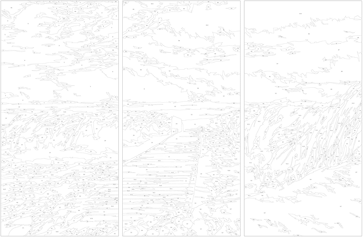 Glezna izkrāso pēc cipariem - Beach (Blue Sky) 60x40 cm Artgeist