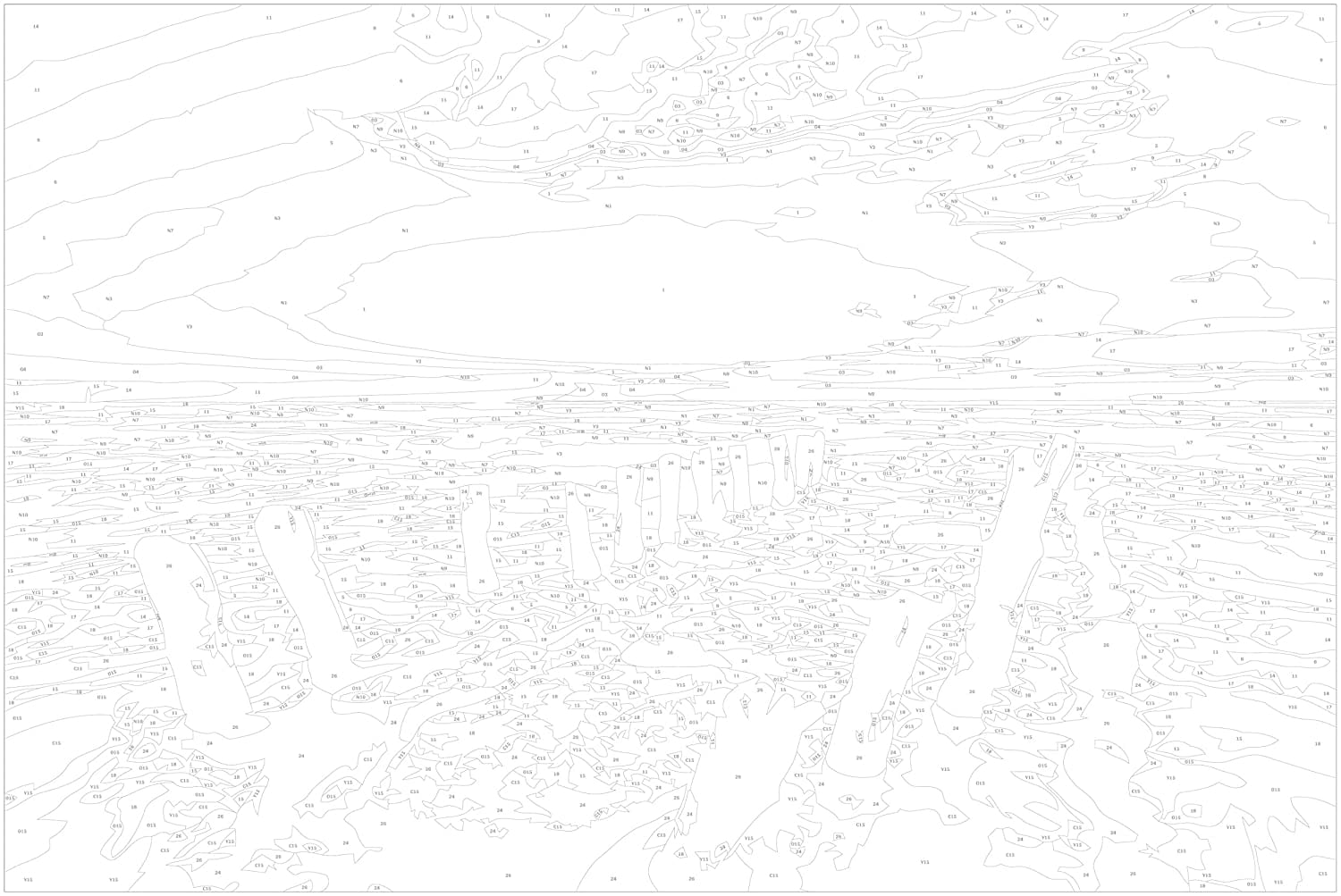 Glezna izkrāso pēc cipariem - Beach (Sunrise) 60x40 cm Artgeist