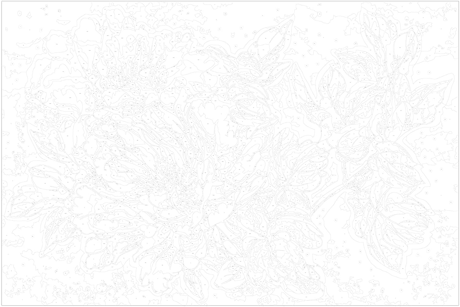 Glezna izkrāso pēc cipariem - Beautiful Peonies (120x80 cm) Artgeist