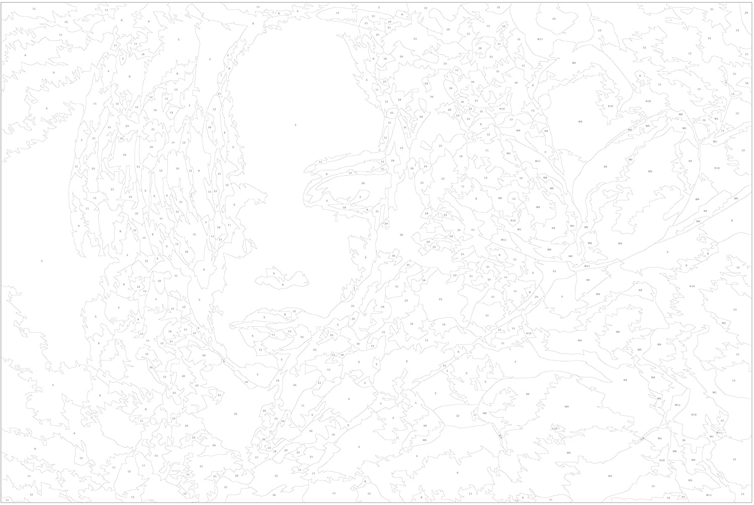 Glezna izkrāso pēc cipariem - Black & White Portrait With A Pink Flower 60x40 cm Artgeist