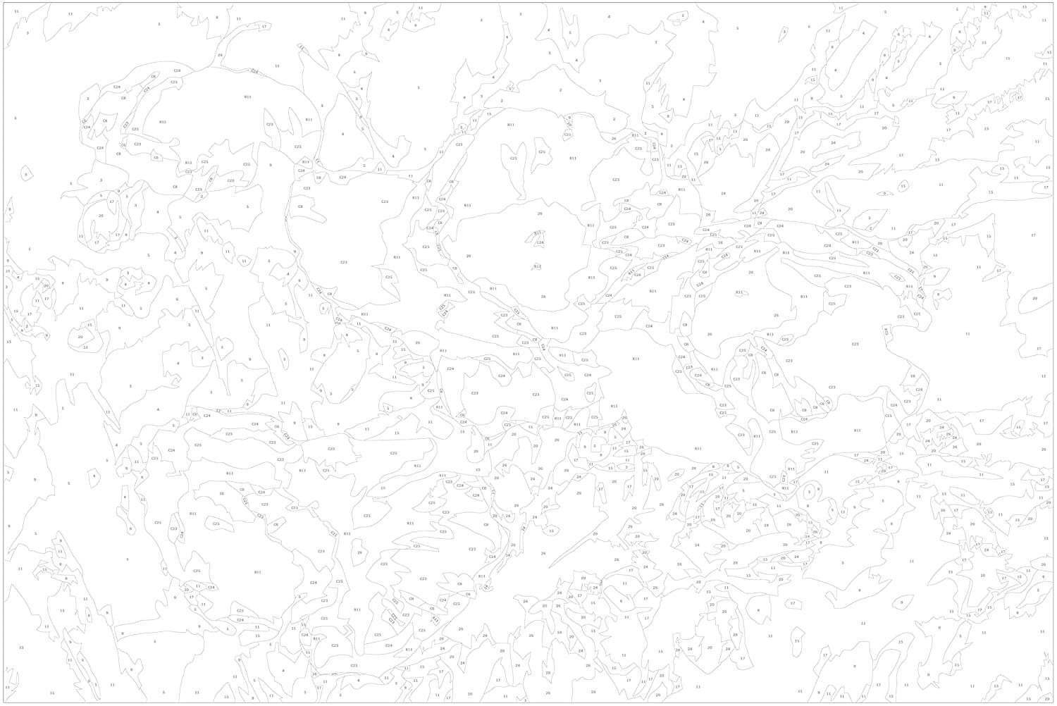 Glezna izkrāso pēc cipariem - Bouquet of Poppies 60x40 cm Artgeist