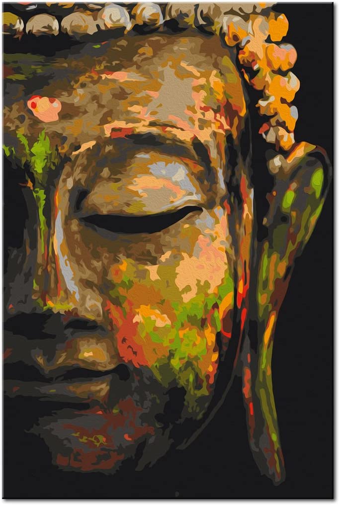 Glezna izkrāso pēc cipariem - Buddha in the Shade 40x60 cm Artgeist