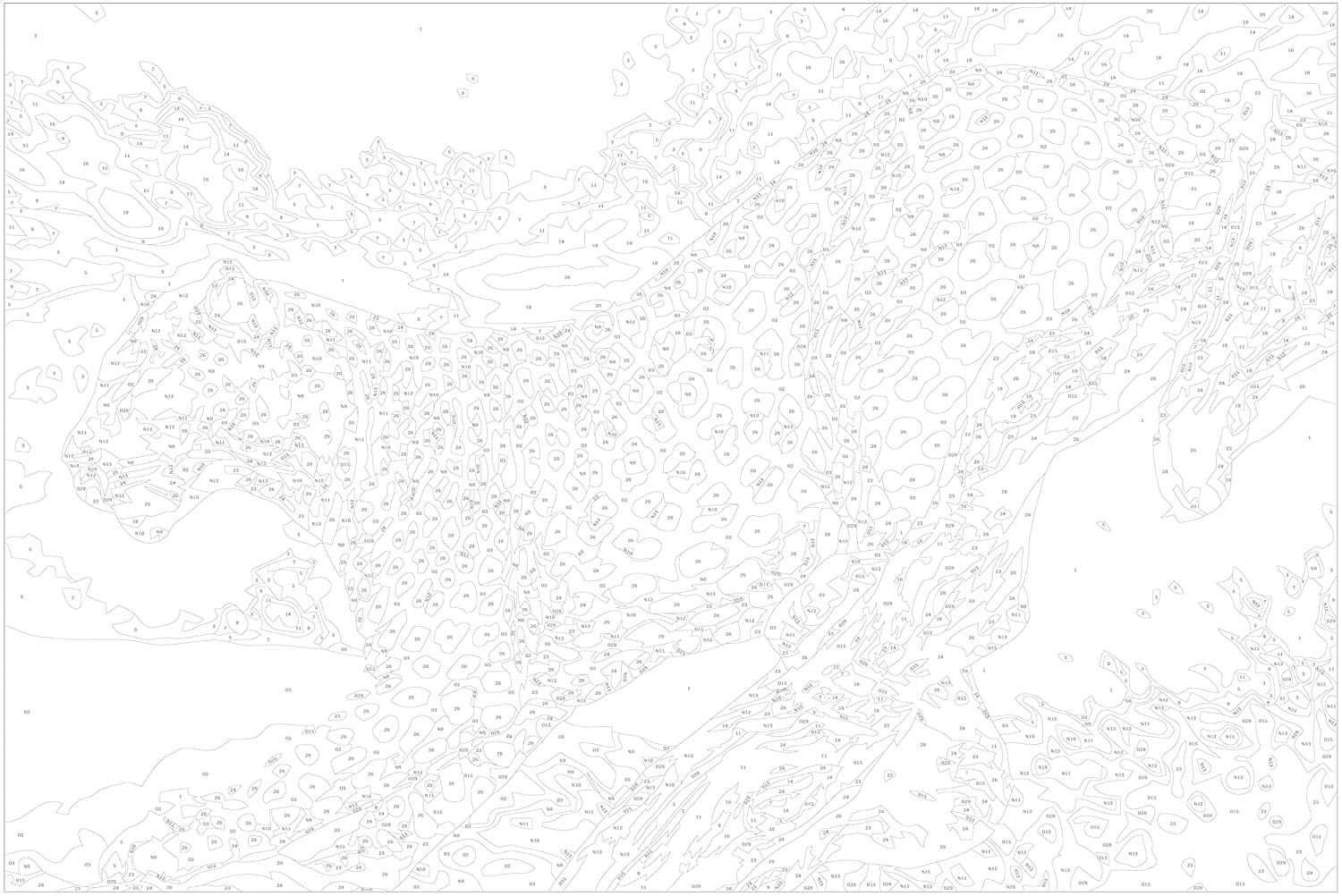 Glezna izkrāso pēc cipariem - Cheetah 60x40 cm Artgeist