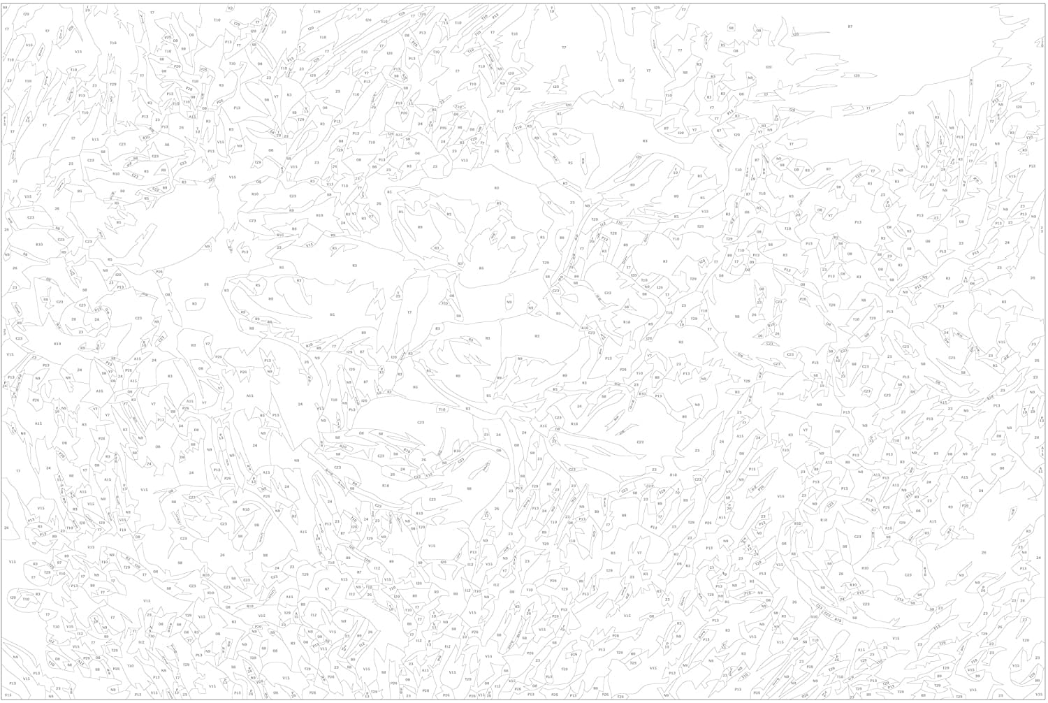 Glezna izkrāso pēc cipariem - Colourful Meadow Flowers 60x40 cm Artgeist