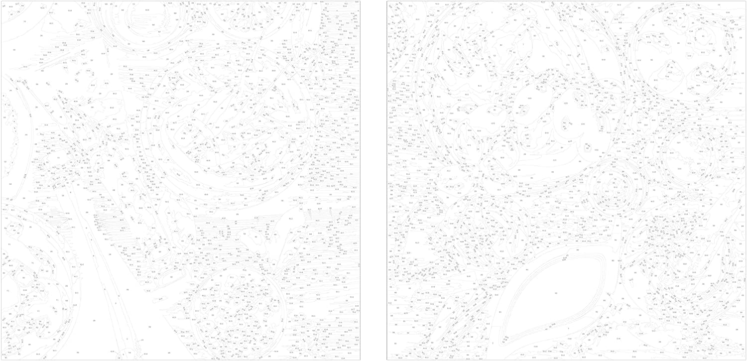 Glezna izkrāso pēc cipariem - Colourful Spices 80x40 cm Artgeist