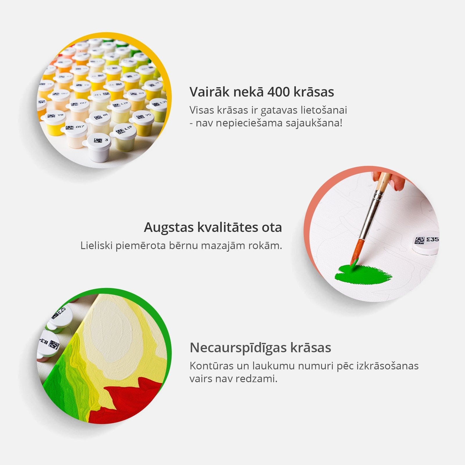 Glezna izkrāso pēc cipariem - Colourful Unicorn 33 x 23 cm Artgeist