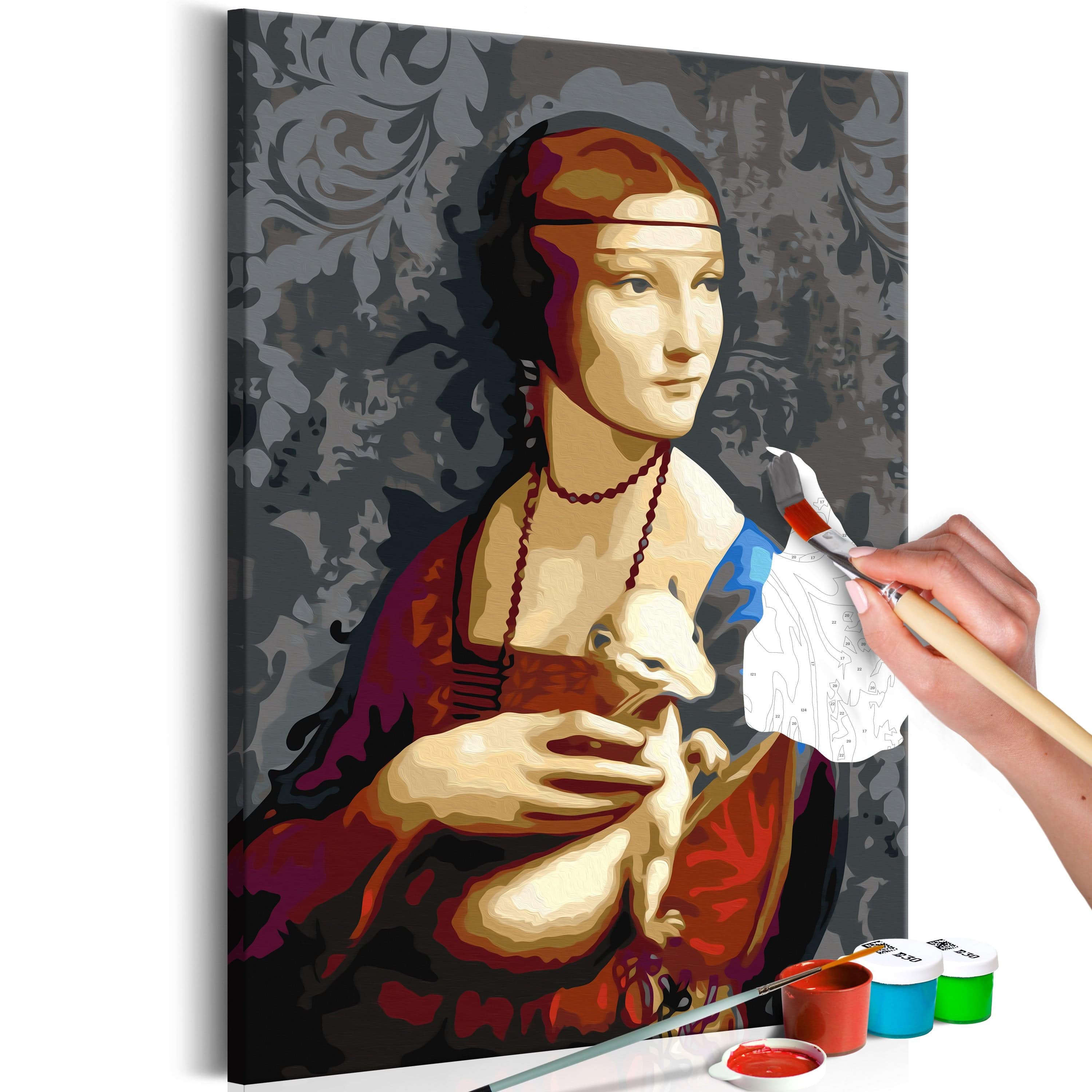 Glezna izkrāso pēc cipariem - Famous Portrait 40x60 cm Artgeist