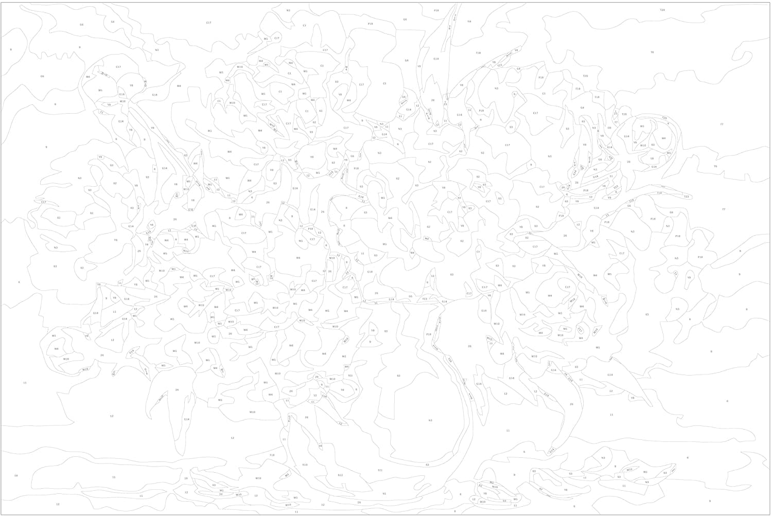 Glezna izkrāso pēc cipariem - Flowers in Vase 60x40 cm Artgeist