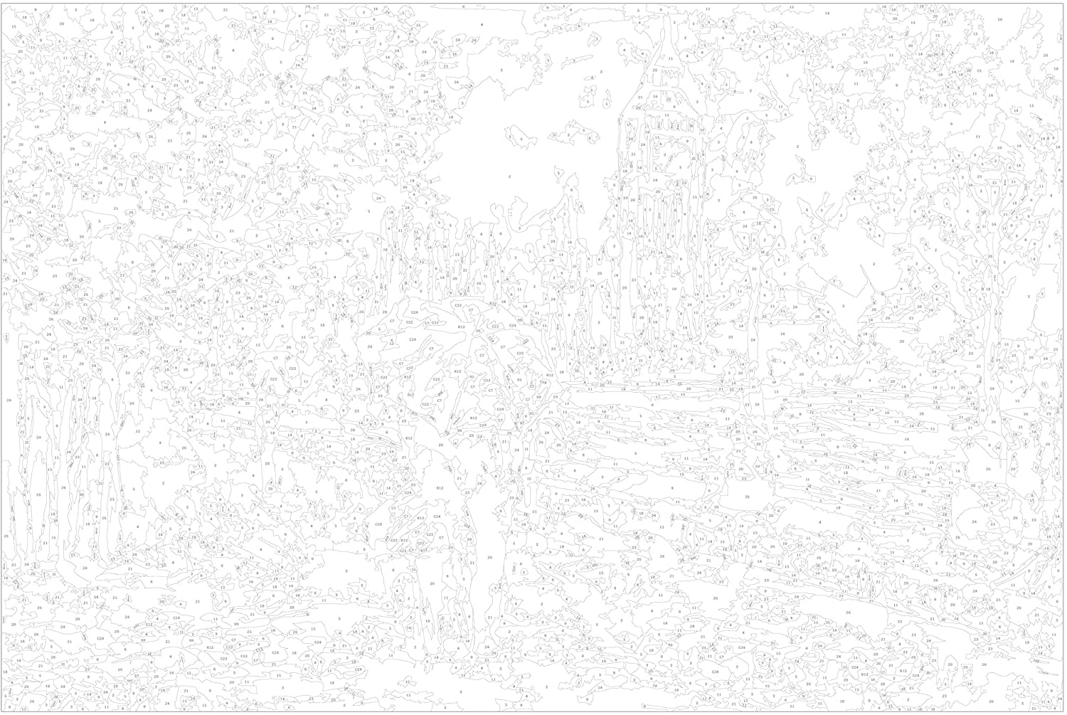 Glezna izkrāso pēc cipariem - From London With Love 60x40 cm Artgeist