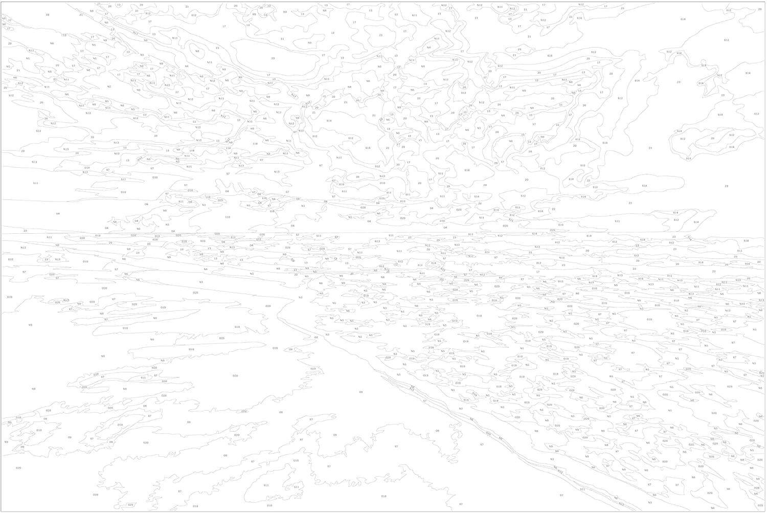 Glezna izkrāso pēc cipariem - Golden Beach 60x40 cm Artgeist