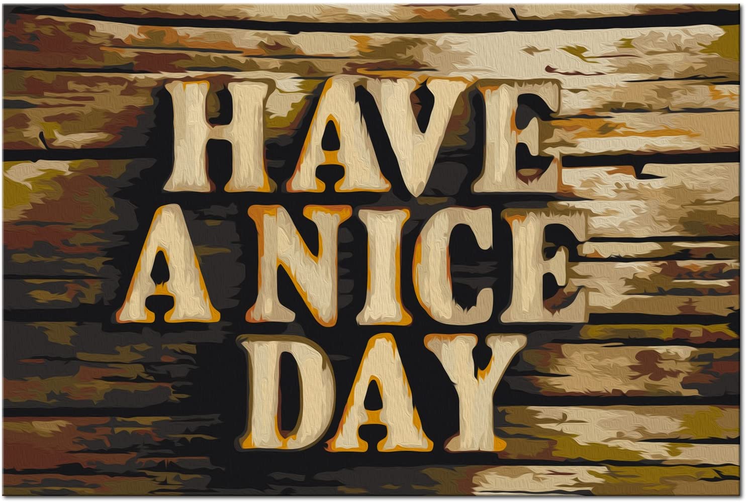 Glezna izkrāso pēc cipariem - Have a Nice Day 60x40 cm Artgeist