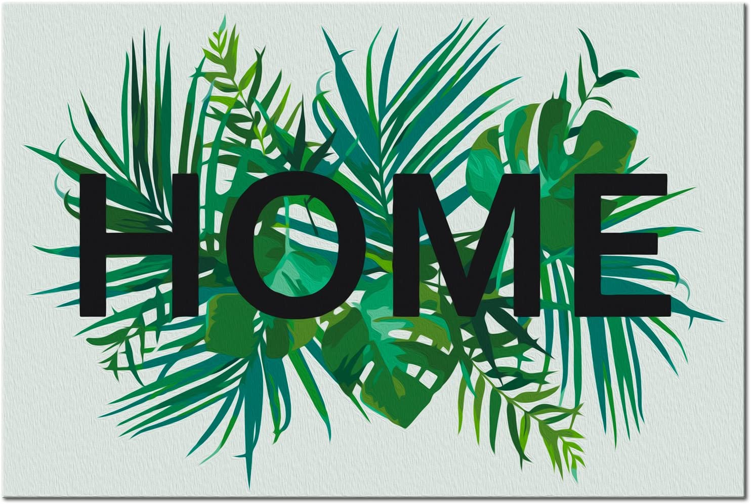Glezna izkrāso pēc cipariem - Home on the Leaves 60x40 cm Artgeist