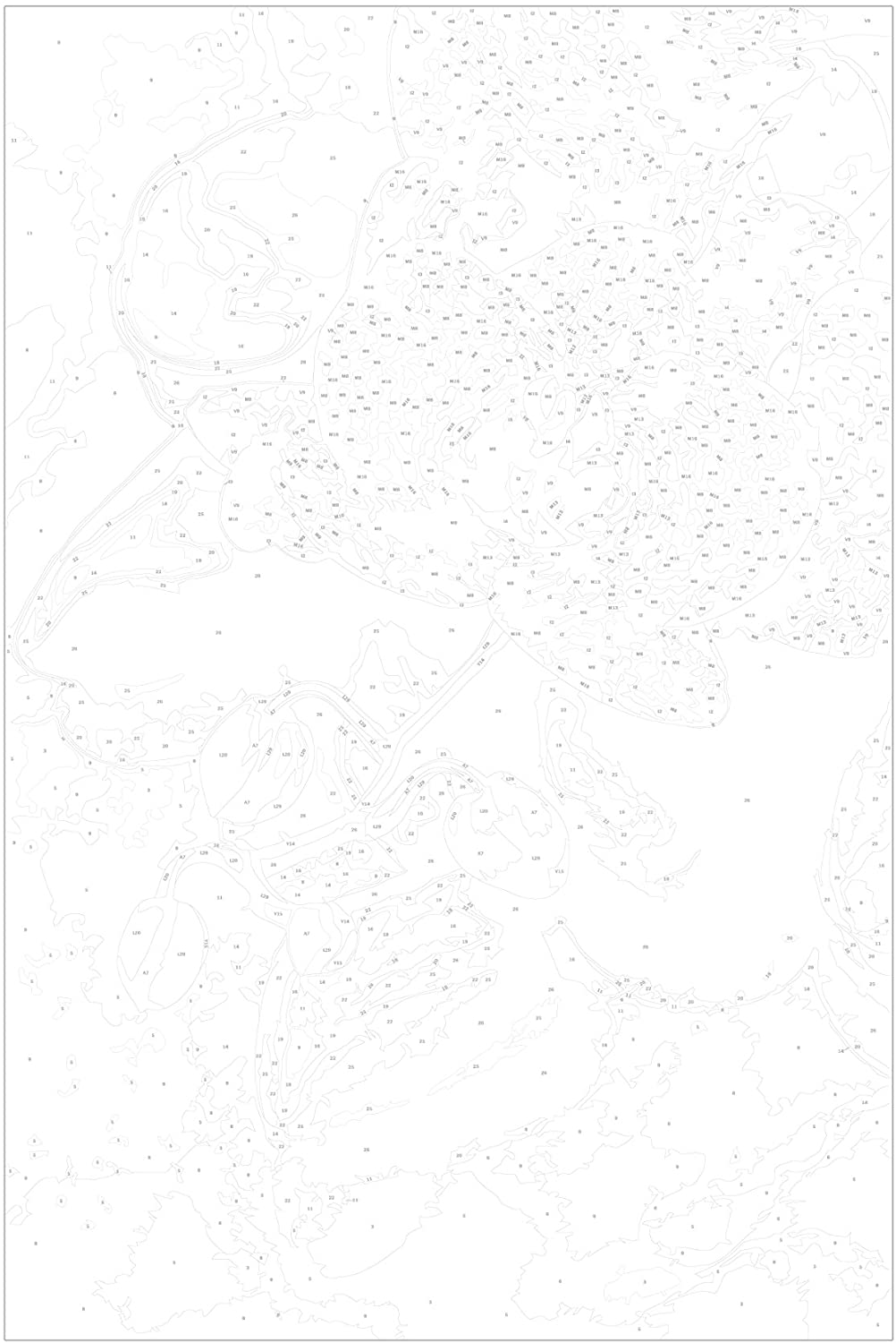 Glezna izkrāso pēc cipariem - Pink Orchid 40x60 cm Artgeist