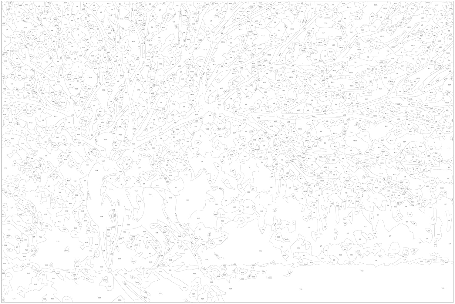 Glezna izkrāso pēc cipariem - Purple Deer 60x40 cm Artgeist