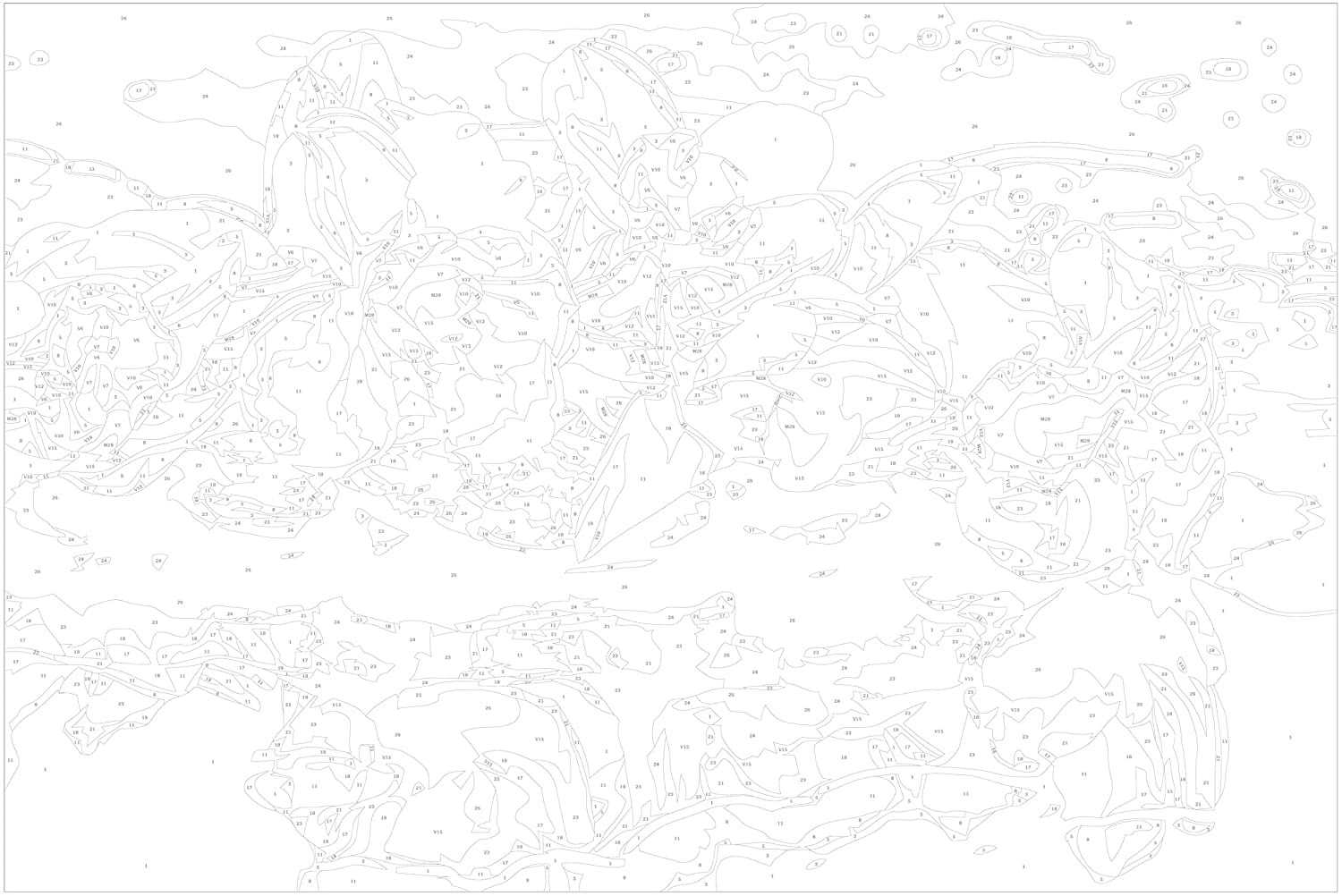 Glezna izkrāso pēc cipariem - Purple Orchid 60x40 cm Artgeist