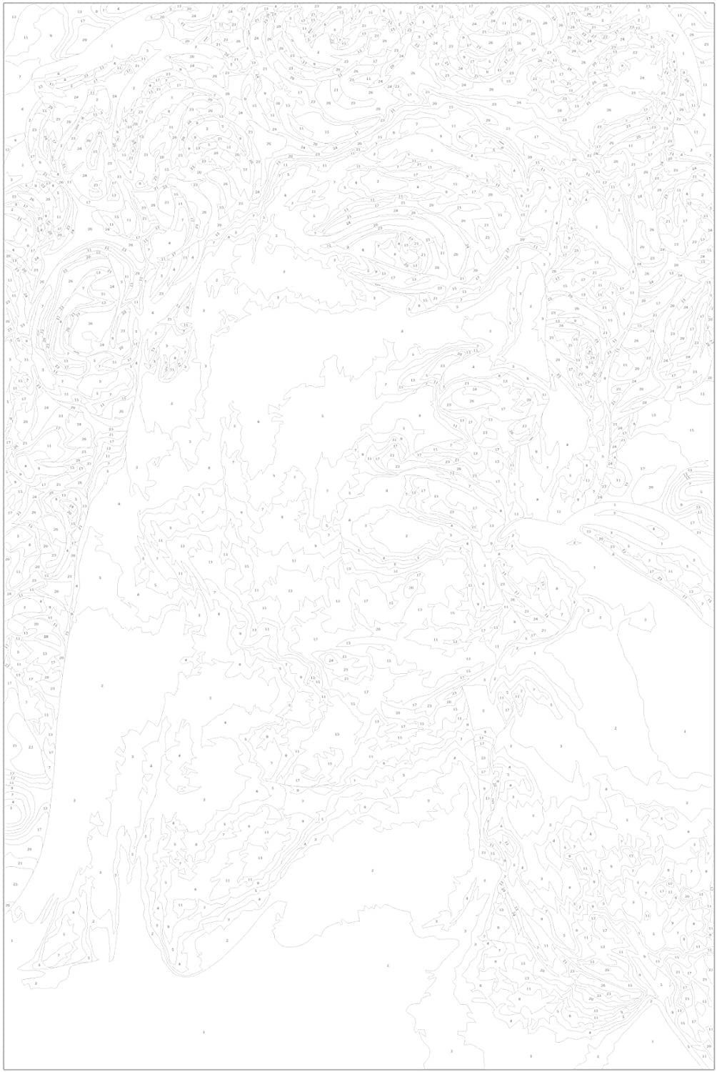 Glezna izkrāso pēc cipariem - Sculpture 40x60 cm Artgeist