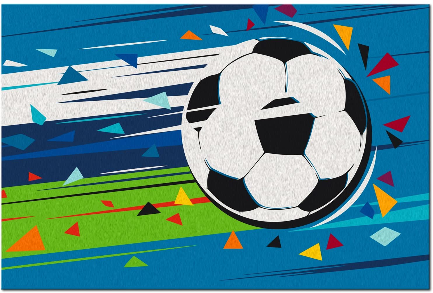 Glezna izkrāso pēc cipariem - Shoot and Goal! 60x40 cm Artgeist