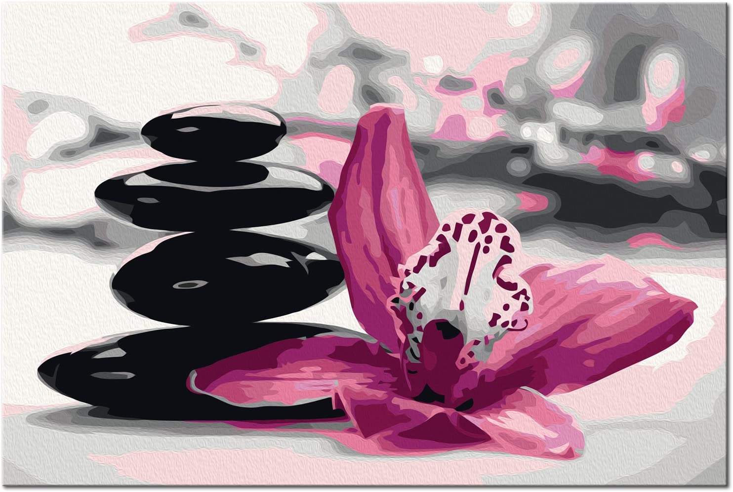 Glezna izkrāso pēc cipariem - Stones Tower 60x40 cm Artgeist