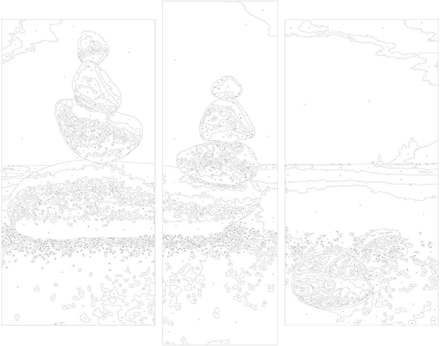 Glezna izkrāso pēc cipariem - Summer Beach 110x90 cm Artgeist