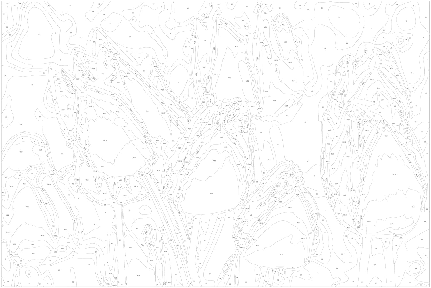 Glezna izkrāso pēc cipariem - Tulip Field 60x40 cm Artgeist