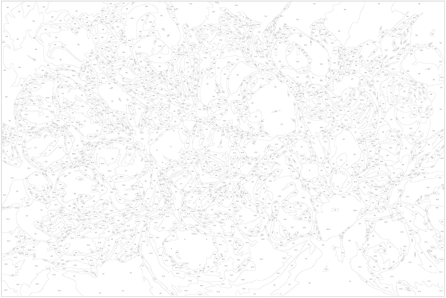 Glezna izkrāso pēc cipariem - Vase Of Pansies 60x40 cm Artgeist