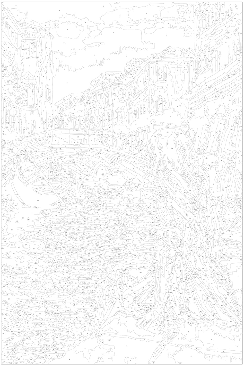 Glezna izkrāso pēc cipariem - Venice (A Girl In A Pink Dress) 40x60 cm Artgeist