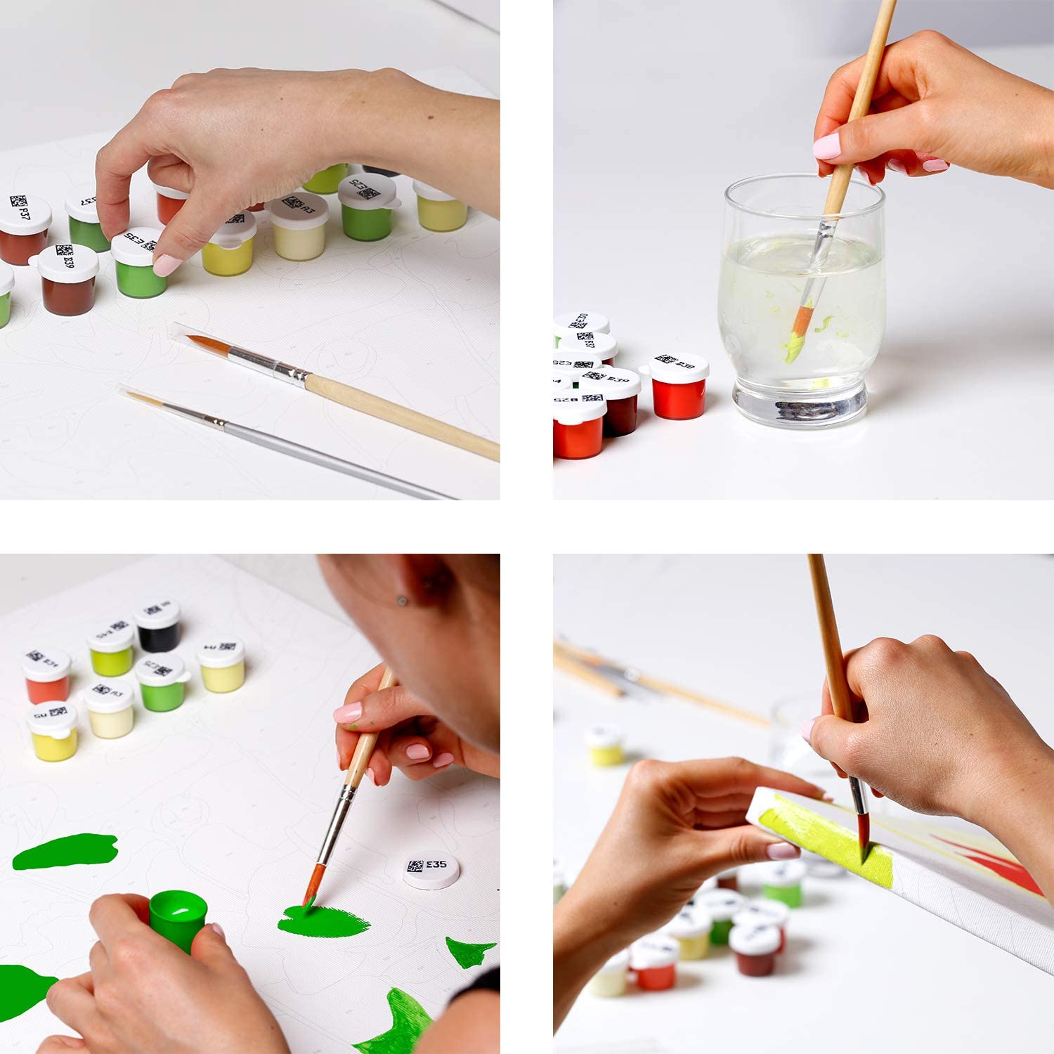 Glezna izkrāso pēc cipariem - Venice (A Girl In A Pink Dress) 40x60 cm Artgeist