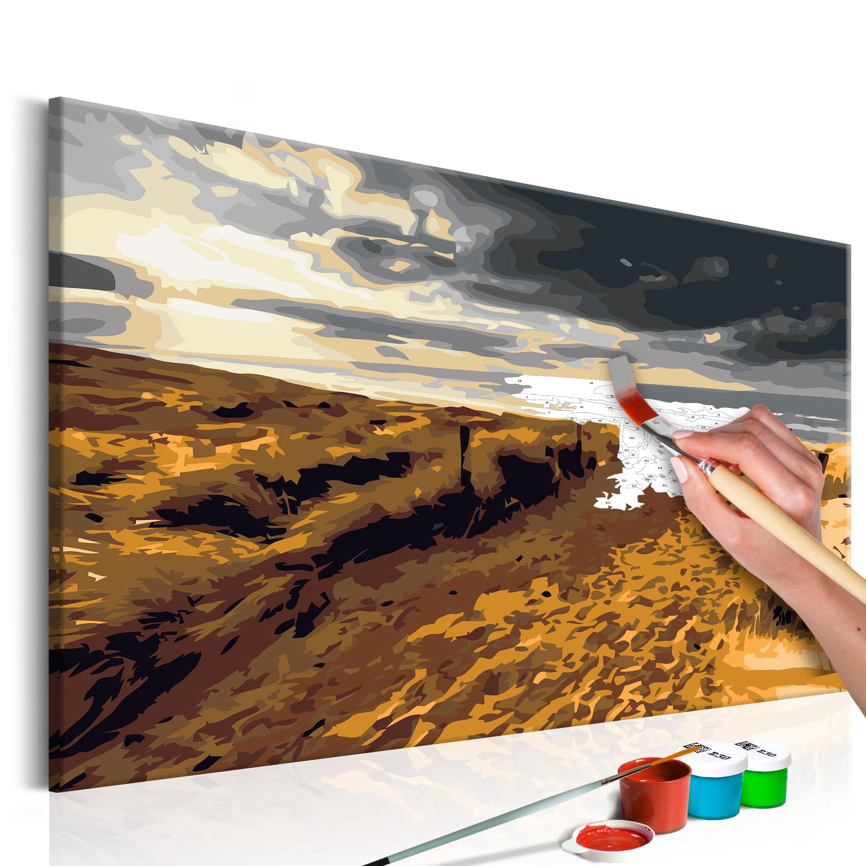 Glezna izkrāso pēc cipariem - Wild Beach 60x40 cm Artgeist