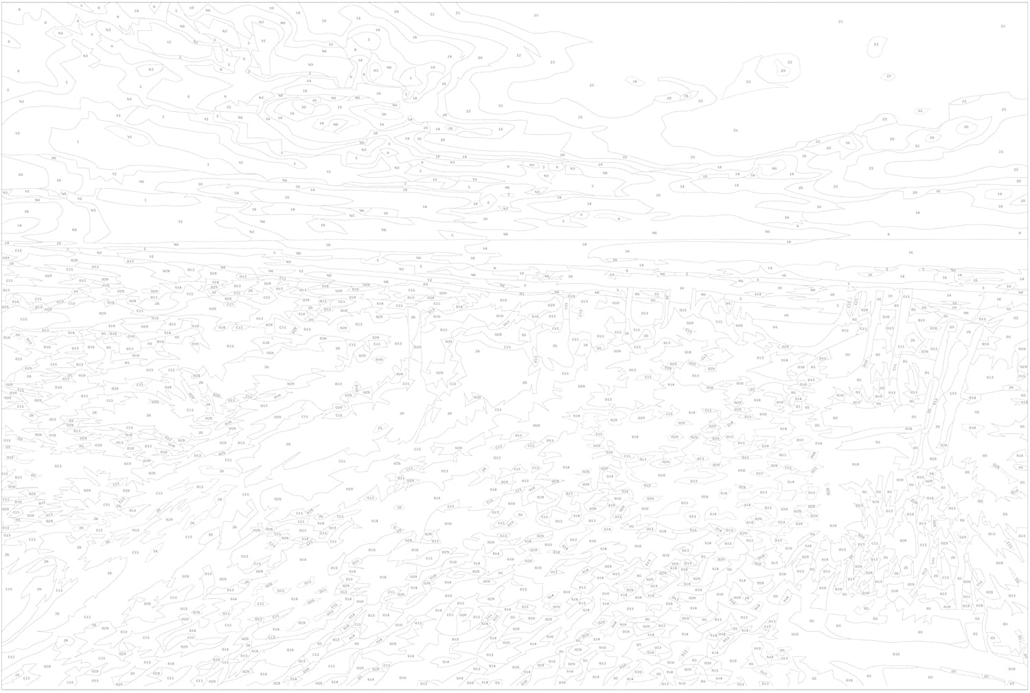 Glezna izkrāso pēc cipariem - Wild Beach 60x40 cm Artgeist