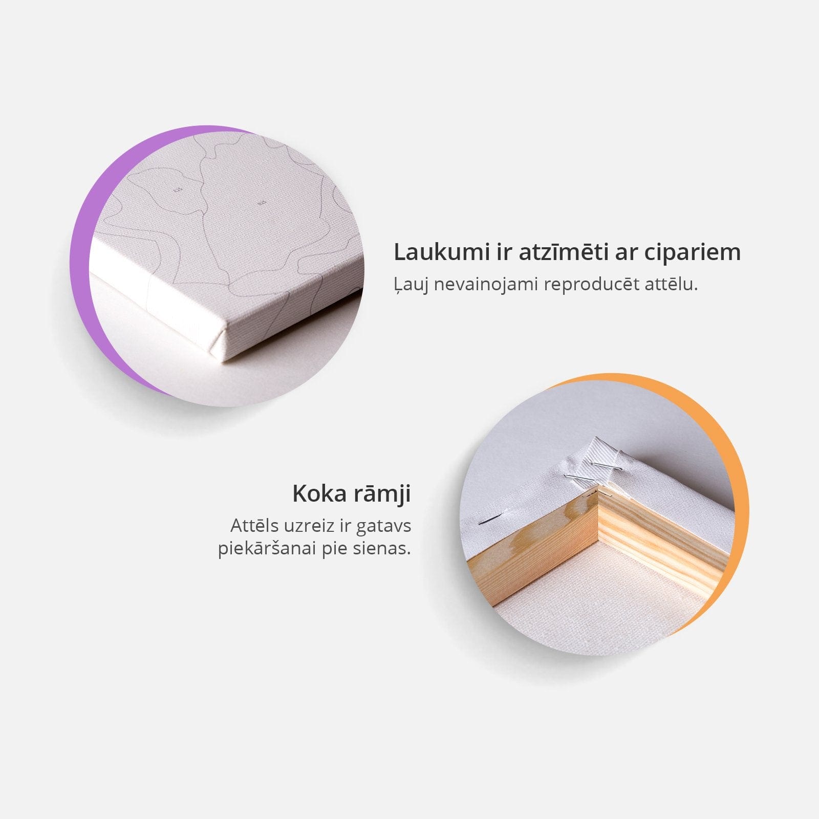 Glezna izkrāso pēc cipariem - Zebra & Leopard 33x23 cm Artgeist