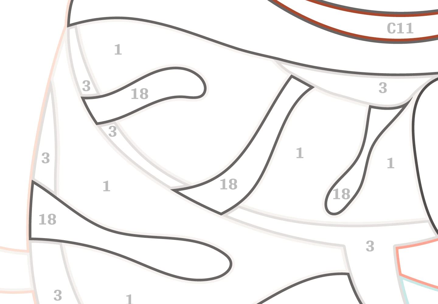 Glezna izkrāso pēc cipariem - Zebra & Leopard 33x23 cm Artgeist