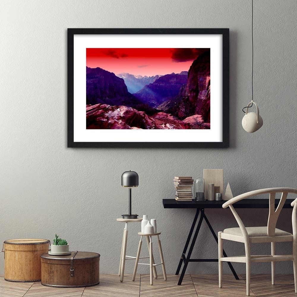 Glezna melnā rāmī - 4 Between The Rocks Home Trends