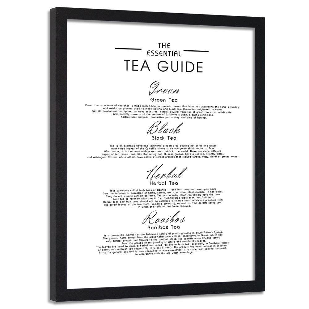 Glezna melnā rāmī - A Guide To Tea Home Trends