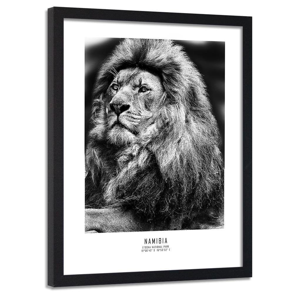 Glezna melnā rāmī - A Symbol Of Africa Home Trends
