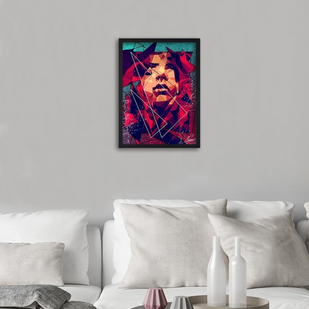 Glezna melnā rāmī - A Woman's Face Home Trends