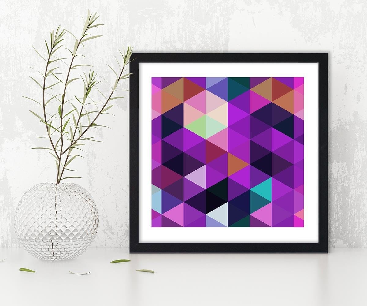 Glezna melnā rāmī - Abstract Design 4 Home Trends