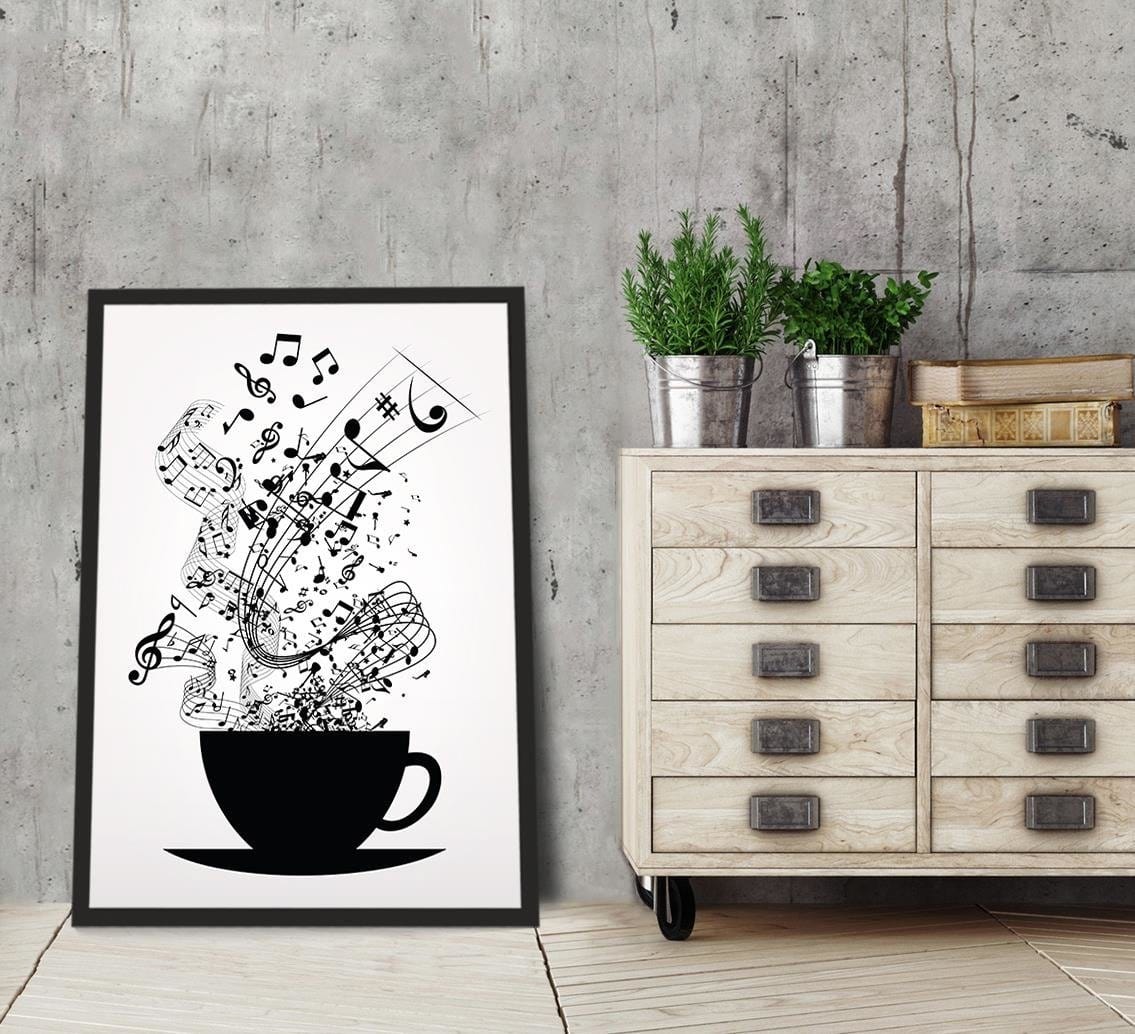 Glezna melnā rāmī - Abstract Home Trends